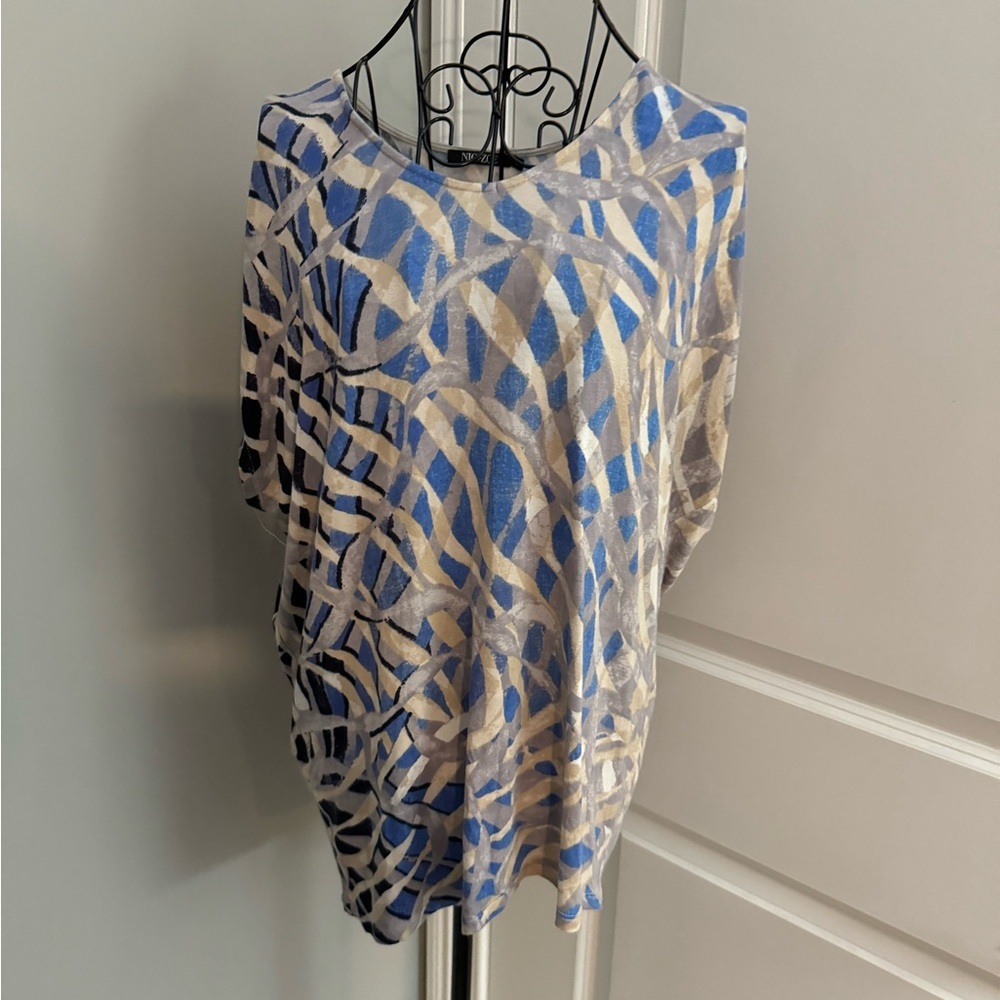 Nic + Zoe Short Sleeve Graphic Tee Size Medium